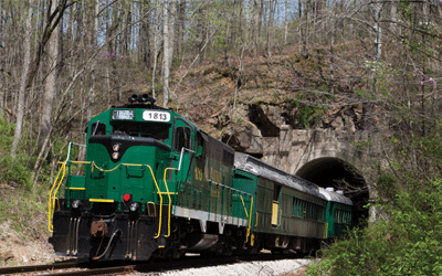Near the French Lick Scenic Railway